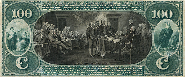 100 Dollar Note 1865