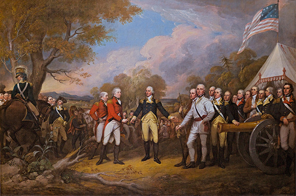 Surrender of General Burgoyne by John Trumbull