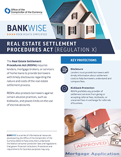 Real Estate Settlement Procedures Act (Regulation X) Cover Image