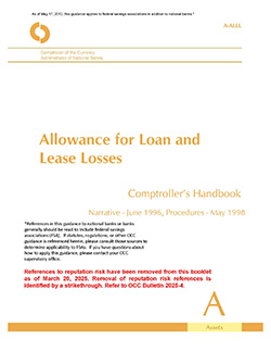 Allowance for Loan and Lease Losses Cover Image