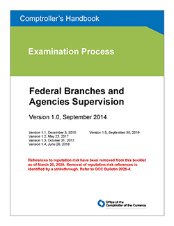 Federal Branches and Agencies Supervision Cover Image