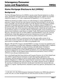 Home Mortgage Disclosure Act (Interagency) Cover Image