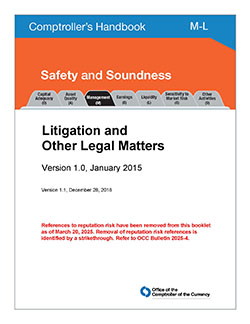 Litigation and Other Legal Matters Cover Image