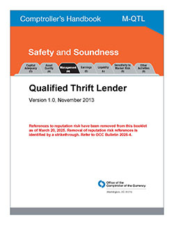 Qualified Thrift Lender Cover Image